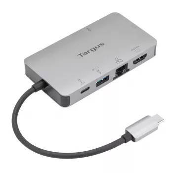 Dockovimo stotelė Targus DOCK419 laidinė USB 3.2 Gen 1 Type-C pilka