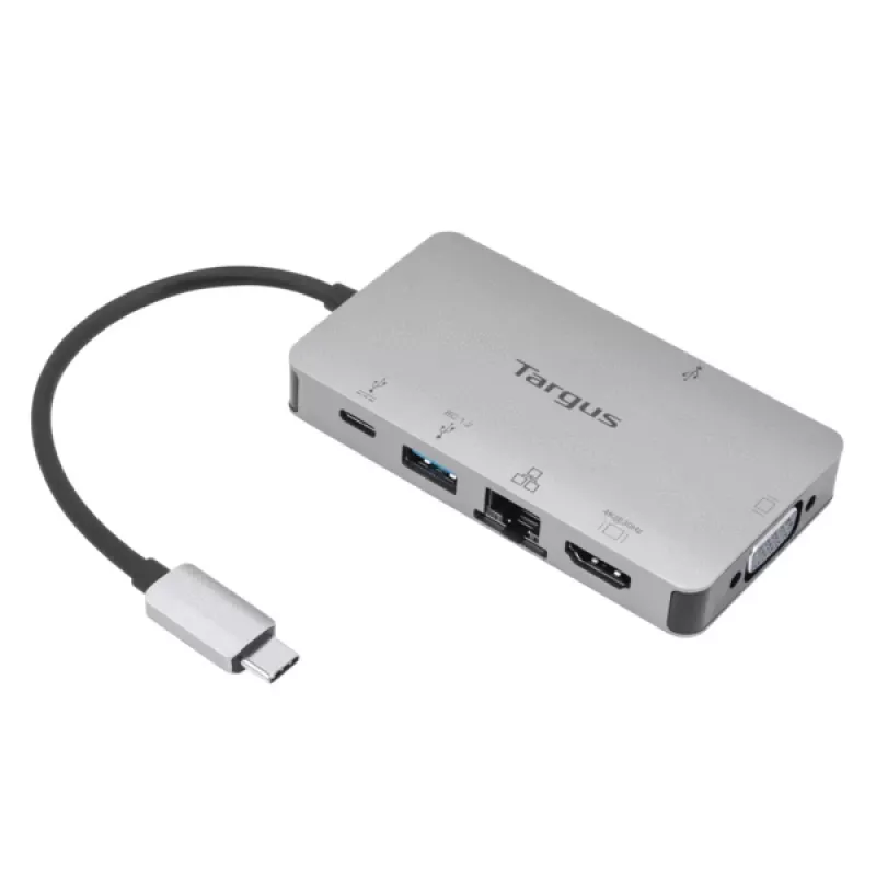 Dockovimo stotelė Targus DOCK419 laidinė USB 3.2 Gen 1 Type-C pilka