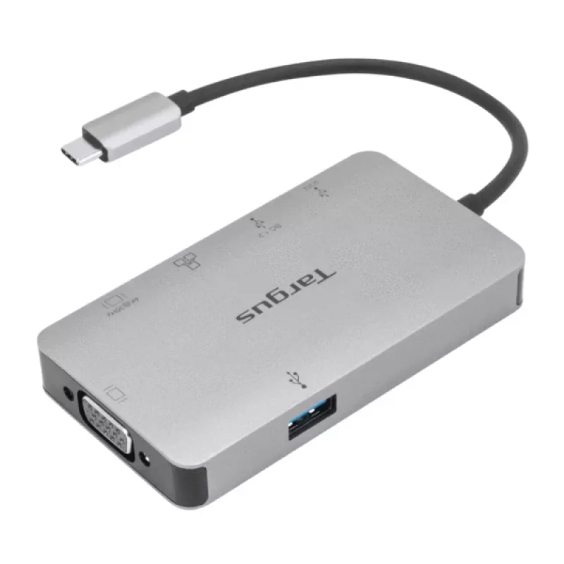 Dockovimo stotelė Targus DOCK419 laidinė USB 3.2 Gen 1 Type-C pilka