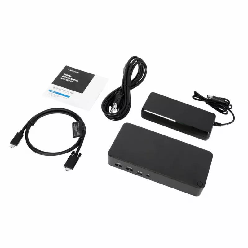 Targus DOCK460EUZ USB4 dokas / prievadų replikatorius, juodas