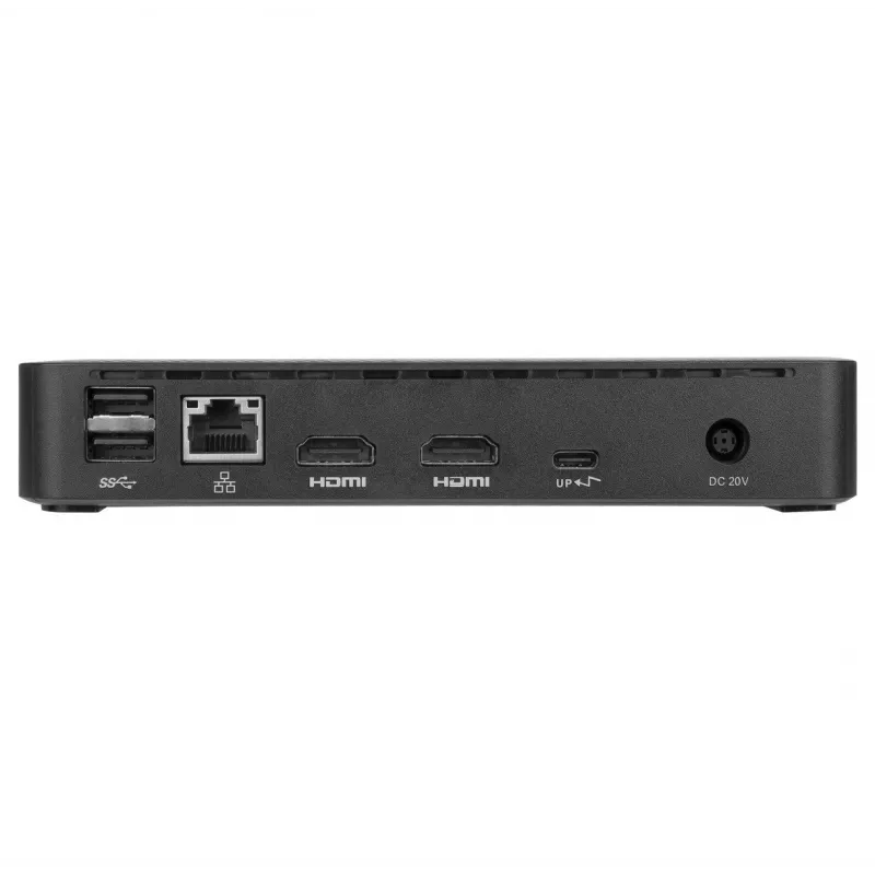 Targus DOCK310EUZ USB-C dokų stotelė / prievadų replikatorius, USB 3.2 Gen 1, 65W įkrovimas, juoda