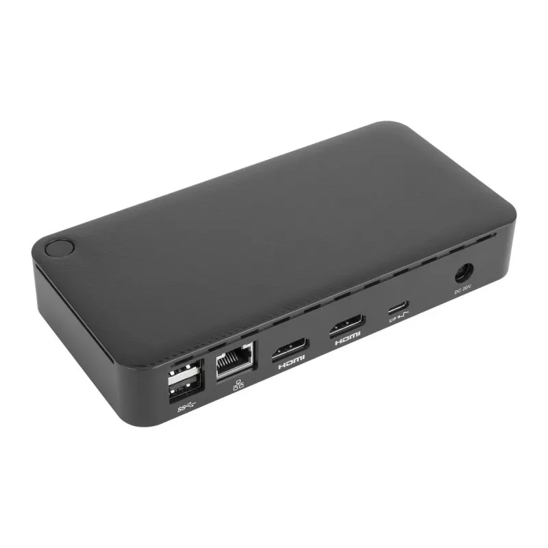 Targus DOCK310EUZ USB-C dokų stotelė / prievadų replikatorius, USB 3.2 Gen 1, 65W įkrovimas, juoda