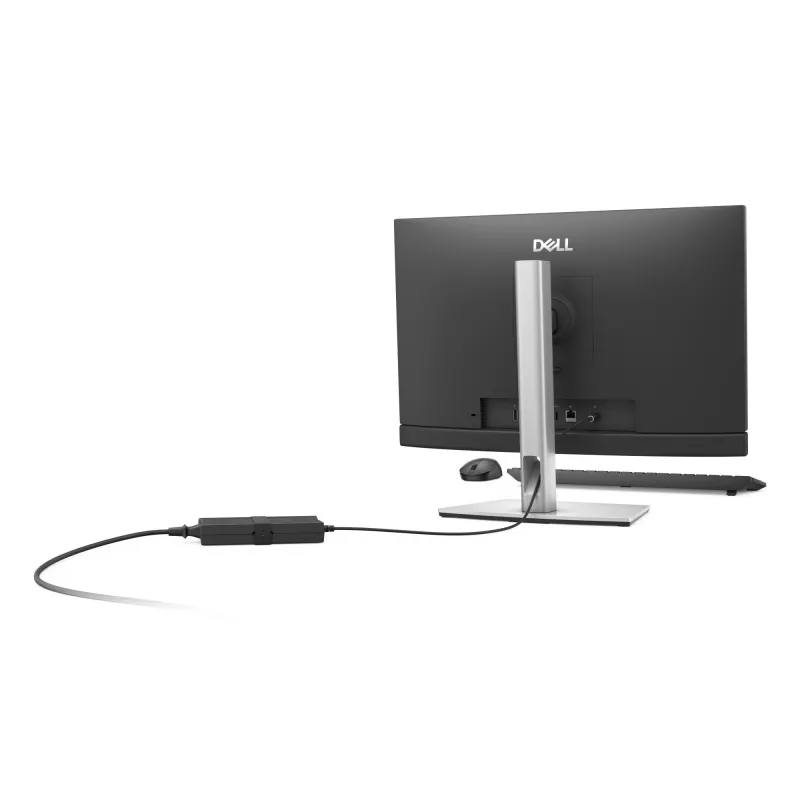 DELL Pro QC24251 All-in-One kompiuteris, 61 cm (24 colių), Full HD, Intel Core i5-14500T, 16 GB DDR5, 512 GB SSD, Windows 11 Pro, juodas