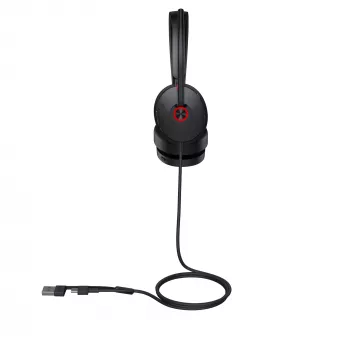 Yealink UH48 Dual Teams USB-C/A ausinės, laidinės, skambučiai/muzika, 20 - 20000 Hz, 169 g, juodos
