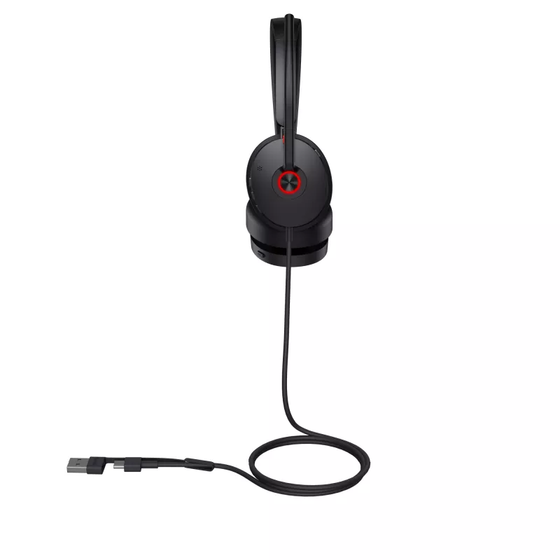 Yealink UH48 Dual Teams USB-C/A ausinės, laidinės, skambučiai/muzika, 20 - 20000 Hz, 169 g, juodos