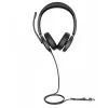 Yealink UH48 Dual Teams USB-C/A ausinės, laidinės, skambučiai/muzika, 20 - 20000 Hz, 169 g, juodos