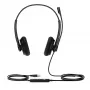 Yealink UH34 Lite Dual Teams ausinės, laidinės, 20–20000 Hz, biurui/skambučių centrui, 110 g, juodos