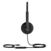 Yealink UH34 Lite Dual Teams ausinės, laidinės, 20–20000 Hz, biurui/skambučių centrui, 110 g, juodos