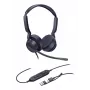 Yealink UH42 Dual UC USB-C/A ausinės, laidinės, skambučiams/muzikai, 20–20000 Hz, 160 g, juodos