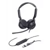 Yealink UH42 Dual UC USB-C/A ausinės, laidinės, skambučiams/muzikai, 20–20000 Hz, 160 g, juodos