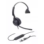 Yealink UH42 Mono Teams USB-C/A ausinės, laidinės, skambučiams/muzikai, 20–20000 Hz, 116 g, juodos