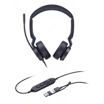 Yealink UH44 Dual UC USB-C/A ausinės