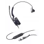 Yealink UH44 Mono Teams USB-C/A ausinės, laidinės, 20–20000 Hz, biurui/skambučių centrui, 127 g, juodos