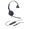 Yealink UH44 Mono Teams USB-C/A ausinės, laidinės, 20–20000 Hz, biurui/skambučių centrui, 127 g, juodos