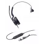 Yealink UH46 Mono Teams USB-C/A ausinės, laidinės, 20–20000 Hz, biurui/skambučių centrui, 127 g, juodos