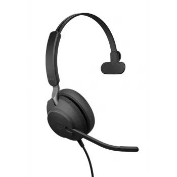 Jabra Evolve2 40 SE ausinės laidinės ant galvos biurui / skambučių centrui USB Type-C / USB Type-A juodos