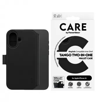 PanzerGlass CARE™ by ® Tango 2-in-1 Dėklas su Pinigine ir MagSafe iPhone 16