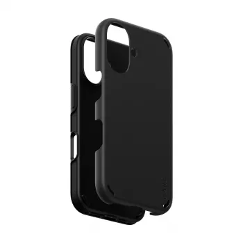 PanzerGlass CARE™ by ® Double Defense Case Black iPhone 16 – Dėklas iPhone 16, Juodas