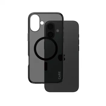 PanzerGlass CARE™ by ® Urban Combat Case Smokey su juodu MagSafe iPhone 16 Plus