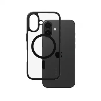 PanzerGlass CARE™ by ® Urban Combat Dėklas Skaidrus su Juodu Rėmeliu & MagSafe iPhone 16