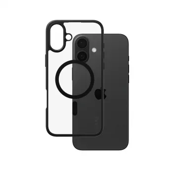 PanzerGlass CARE™ by ® Urban Combat Dėklas Skaidrus su Juodu Rėmeliu ir MagSafe iPhone 16 Plus