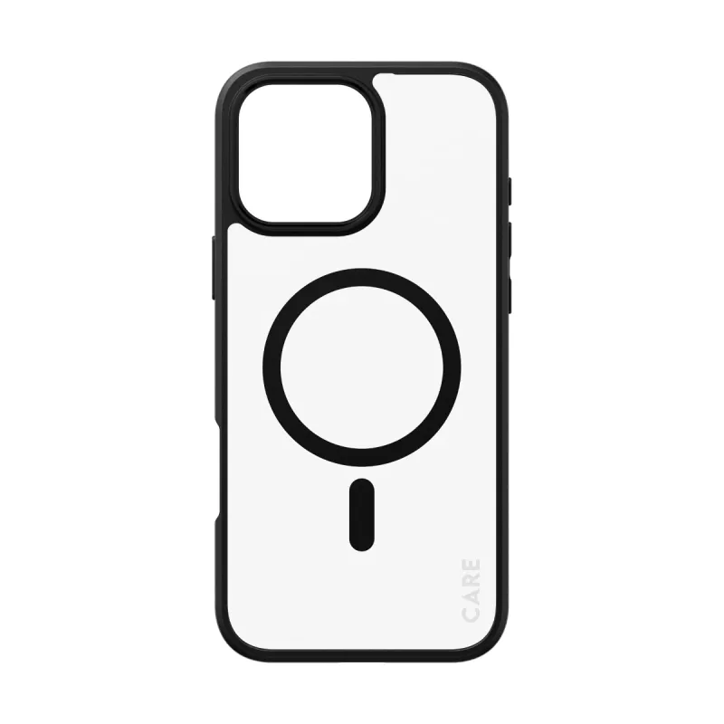 PanzerGlass CARE™ by ® Urban Combat Dėklas Skaidrus su Juodu Rėmeliu ir MagSafe, iPhone 16 Pro Max