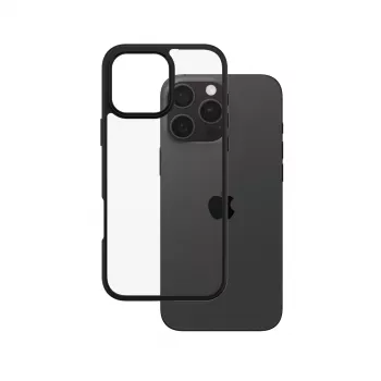 PanzerGlass CARE™ by ® Urban Combat Case Skaidrus su Juodu Rėmeliu iPhone 16 Pro Max