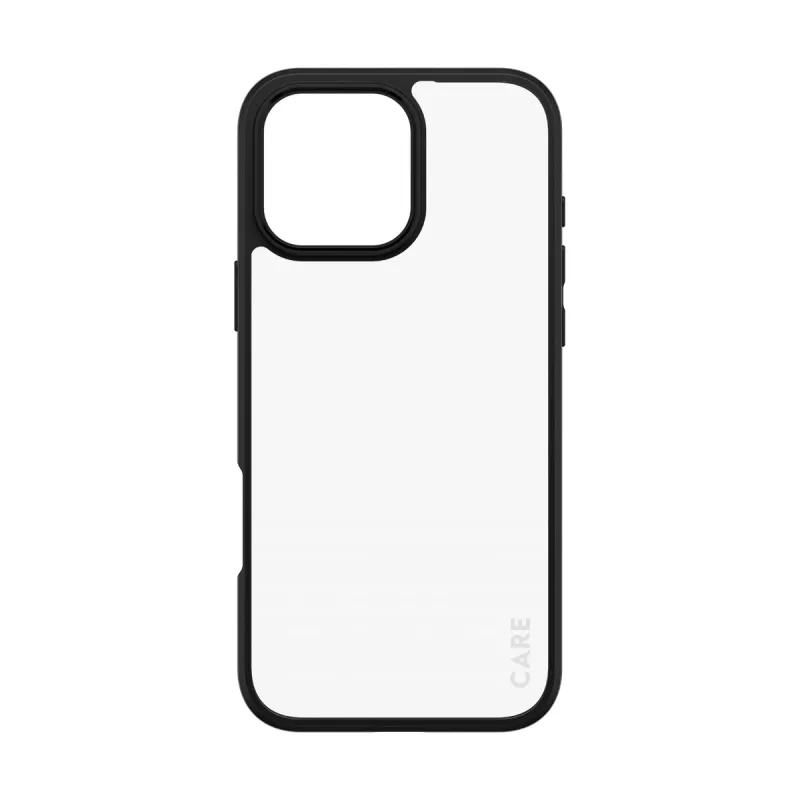 PanzerGlass CARE™ by ® Urban Combat Case Skaidrus su Juodu Rėmeliu iPhone 16 Pro Max