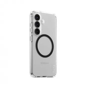 PanzerGlass CARE™ by ® Urban Combat Dėklas Skaidrus su Juodu Qi Suderinamas Samsung Galaxy S25