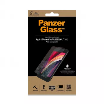 PanzerGlass® Screen Protector iPhone 8 | 7 | 6s | 6 | SE (2020/2022) | Standartinis prigludimas