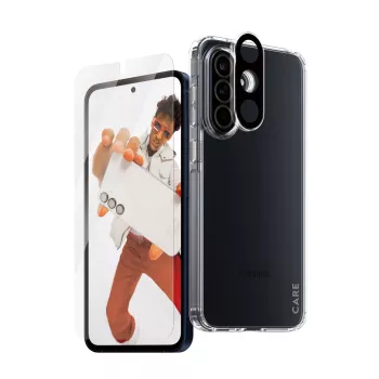 PanzerGlass ® | CARE by ® Flagship 3-in-1 rinkinys Samsung Galaxy A56 5G
