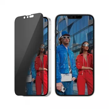 PanzerGlass® privatumo ekrano apsauga iPhone 17e | 16e | 14 | 13 | 13 Pro | Ultra-Wide Fit su EasyAligner