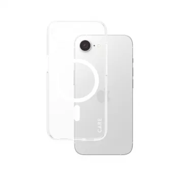 Dėklas PanzerGlass CARE by Flagship Case Transparent Urban Combat White Qi suderinamas iPhone 16e