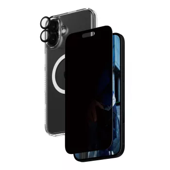 PanzerGlass ® 3-in-1 privatumo apsaugos rinkinys iPhone 16 Plus