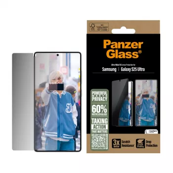 PanzerGlass® Privatumo apsauginis stiklas Samsung Galaxy S25 Ultra | itwork.lt