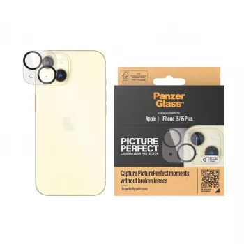 PanzerGlass® PicturePerfect fotoaparato objektyvo apsauga iPhone 15 | 15 Plus