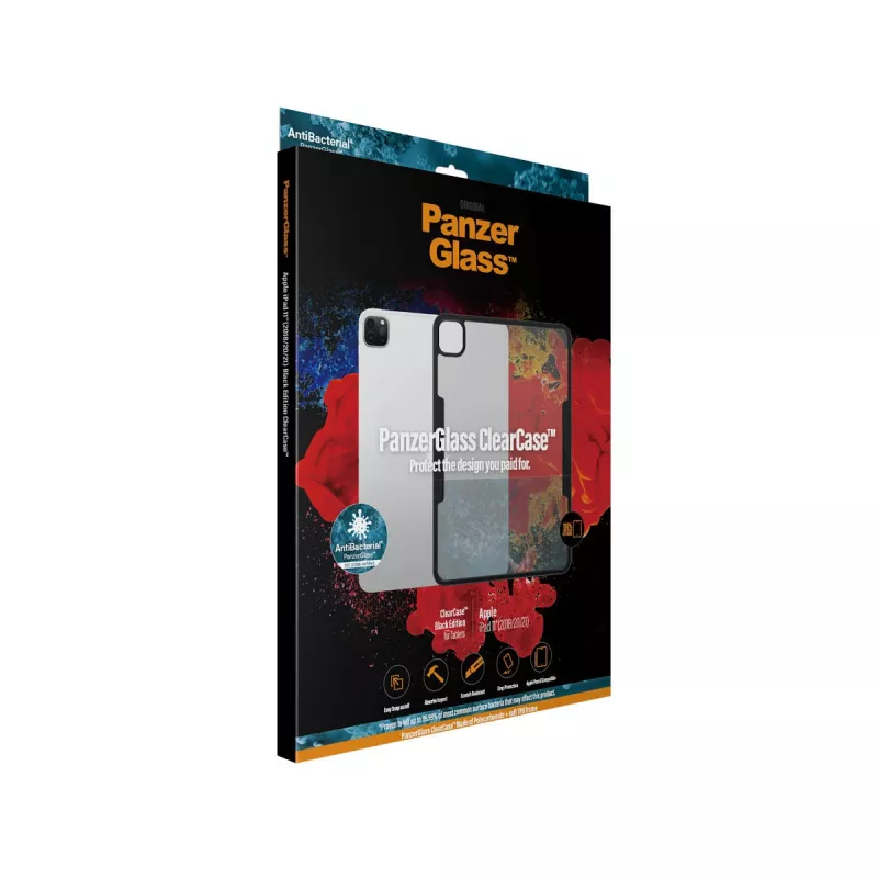 PanzerGlass® ClearCase™ iPad Pro 11″ (2018, 2020-2022) – Juodas apsauginis dėklas