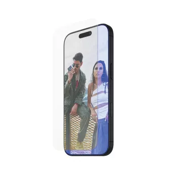 PanzerGlass SAFE. by ® Anti-Blue Light Screen Protector, iPhone 16 Plus / 15 Plus, Ultra-Wide Fit