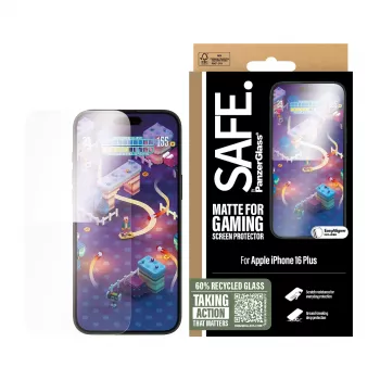 PanzerGlass SAFE. by ® Gaming Screen Protector iPhone 16 Plus | 15 Plus | Ultra-Wide Fit