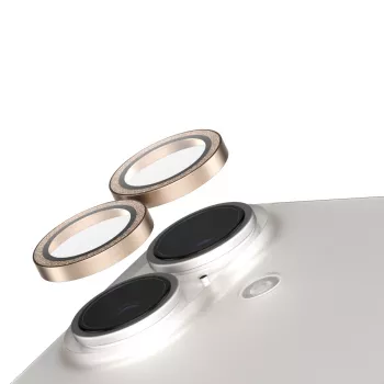 PanzerGlass SAFE. by ® fotoaparato lęšio apsauga „Blizgantis auksas“ iPhone 16 | 16 Plus