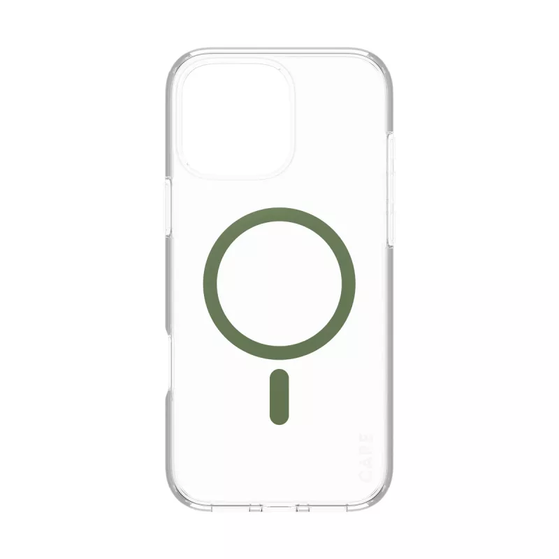 PanzerGlass CARE™ by ® Urban Combat Case Skaidrus su Žalia MagSafe iPhone 16 Pro Max