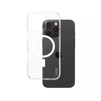 PanzerGlass CARE™ by ® Urban Combat Case Skaidrus su Balta MagSafe iPhone 16 Pro Max