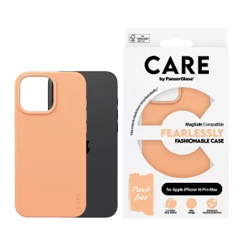 PanzerGlass CARE™ by ® Case Peachy su MagSafe, iPhone 16 Pro Max