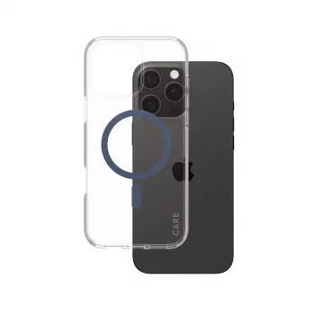 Dėklas PanzerGlass CARE by Flagship Case Skaidrus Urban Combat Blue MagSafe iPhone 16 Pro Max