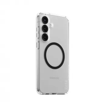 PanzerGlass CARE™ by ® Urban Combat Case Skaidrus su Juodu, Qi suderinamas, Samsung Galaxy S25+