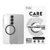 PanzerGlass CARE™ by ® Urban Combat Case Skaidrus su Juodu, Qi suderinamas, Samsung Galaxy S25+
