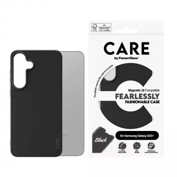 Dėklas PanzerGlass CARE™ by ® Case Black su Qi suderinamumu, skirtas Samsung Galaxy S25+