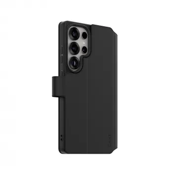 Dėklas su pinigine PanzerGlass Samsung Galaxy S25 Ultra permatomas su atlenkiama kojykle