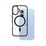 PanzerGlass HardCase Skaidrus su Juodu MagSafe Rėmeliu iPhone 16