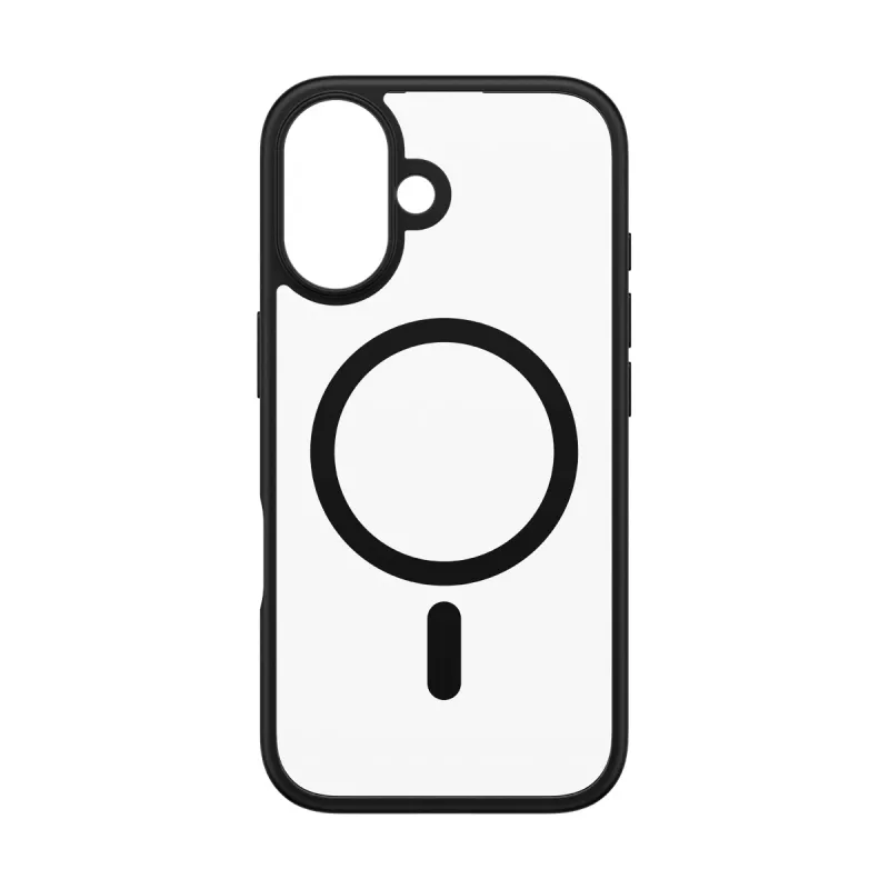 PanzerGlass HardCase Skaidrus su Juodu MagSafe Rėmeliu iPhone 16